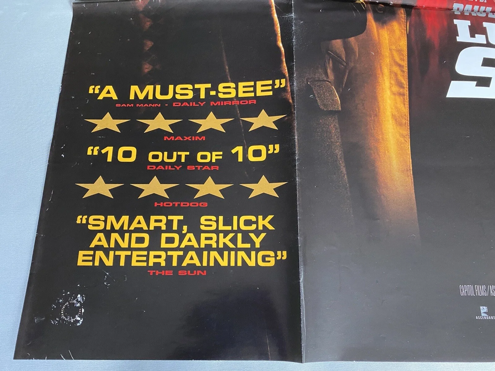 LUCKY NUMBER SLEVIN UK QUAD (30"x 40") POSTER JOSH HARNETT B. WILLIS 2006, изображение 5
