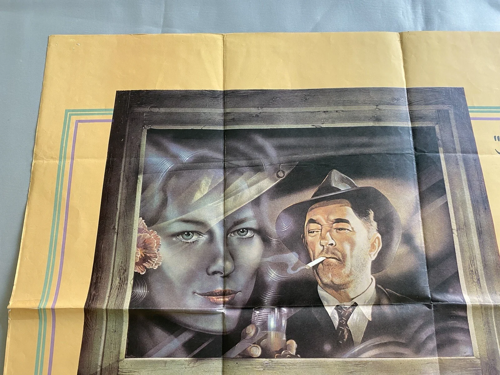 FAREWELL MY LOVELY - UK QUAD (30"x 40") ORIGINAL VINTAGE CINEMA POSTER 1975, изображение 4