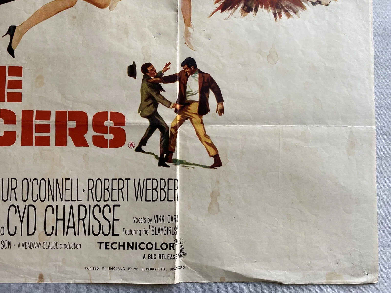 THE SILENCERS - UK QUAD (30"x 40") ORIGINAL VINTAGE CINEMA POSTER 1966 MARTIN, изображение 3