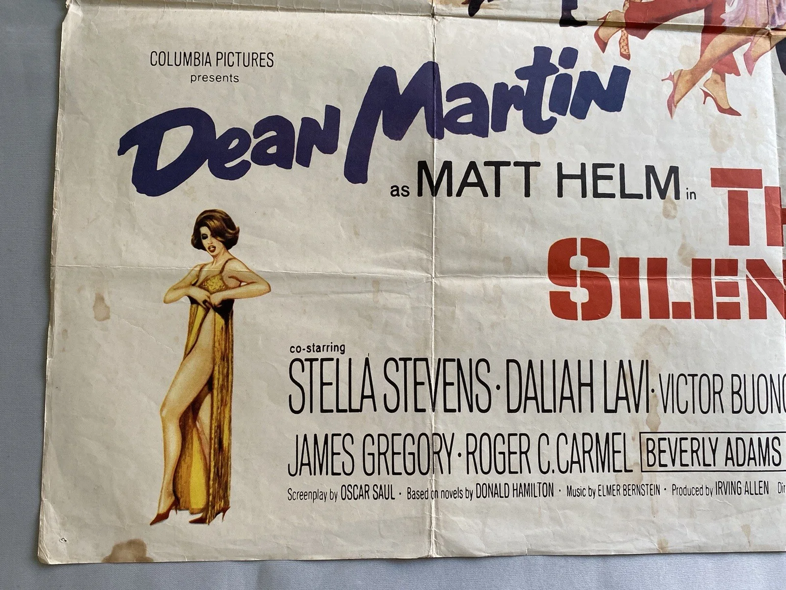 THE SILENCERS - UK QUAD (30"x 40") ORIGINAL VINTAGE CINEMA POSTER 1966 MARTIN, изображение 4