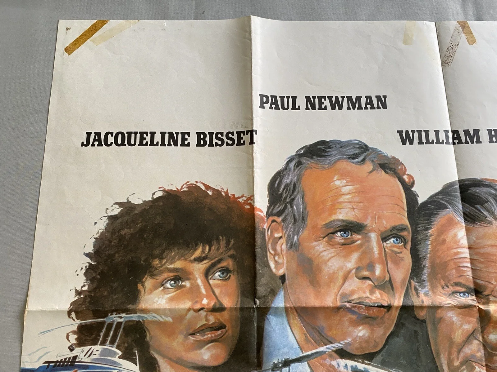 WHEN TIME RAN OUT - UK QUAD (30"x 40") ORIGINAL VINTAGE CINEMA POSTER 1980, изображение 2