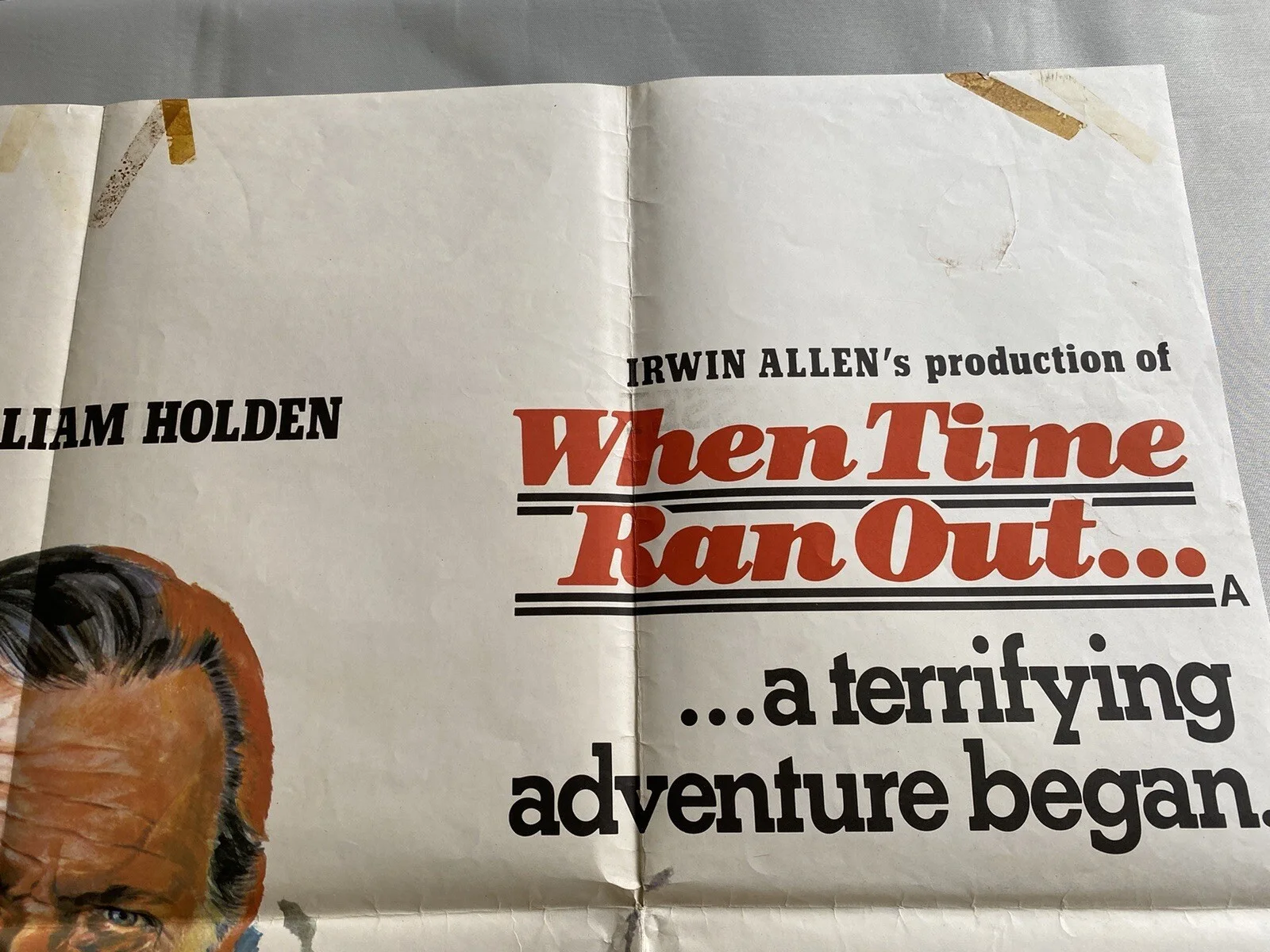 WHEN TIME RAN OUT - UK QUAD (30"x 40") ORIGINAL VINTAGE CINEMA POSTER 1980, изображение 5