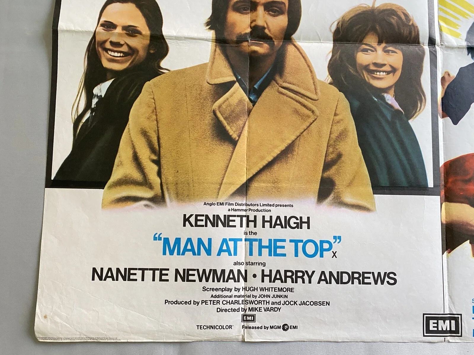 MAN AT THE TOP / CHINESE CONNECTION - UK QUAD (30"x 40") ORIGINAL CINEMA POSTER, изображение 4