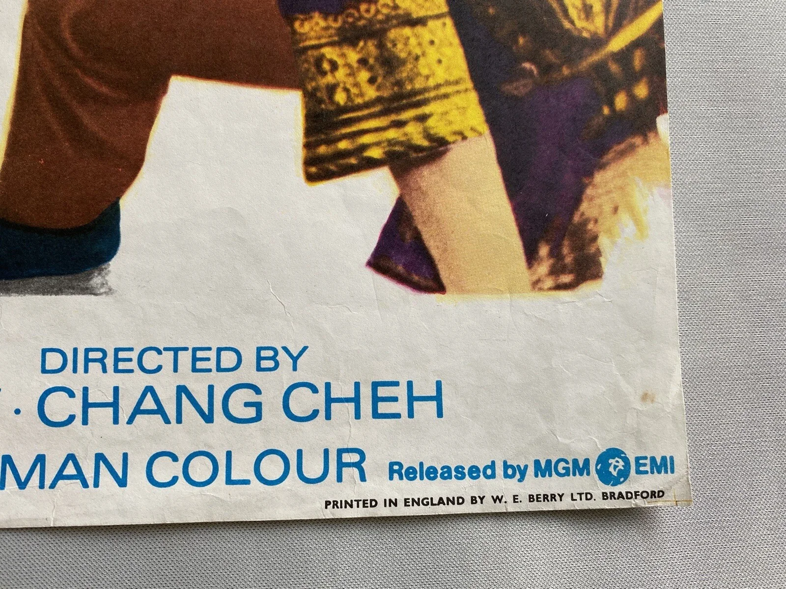 MAN AT THE TOP / CHINESE CONNECTION - UK QUAD (30"x 40") ORIGINAL CINEMA POSTER, изображение 5