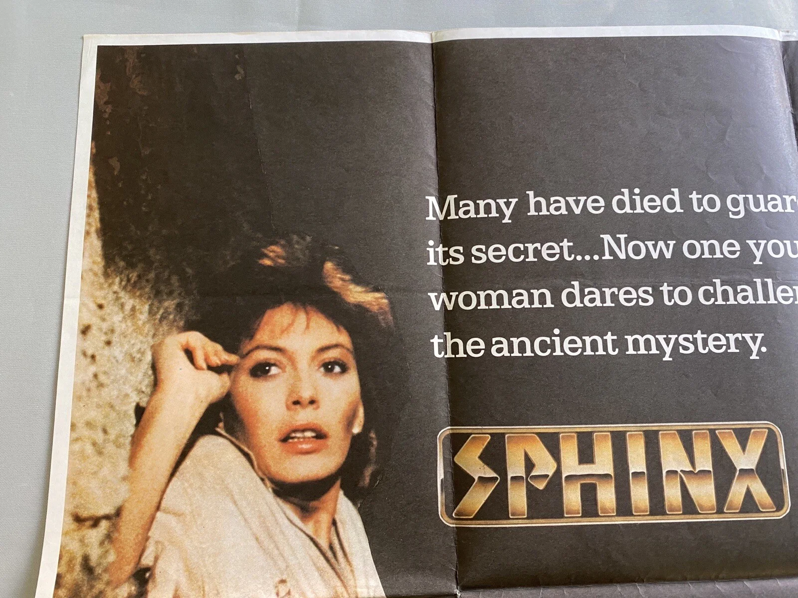 SPHINX - UK QUAD (30"x 40") ORIGINAL VINTAGE CINEMA POSTER 1981, image 2