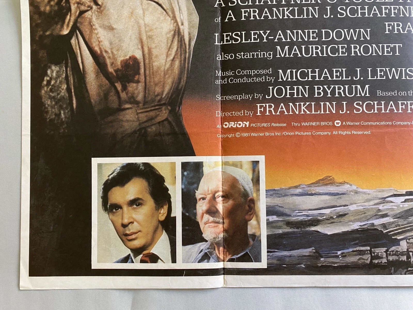SPHINX - UK QUAD (30"x 40") ORIGINAL VINTAGE CINEMA POSTER 1981, image 4