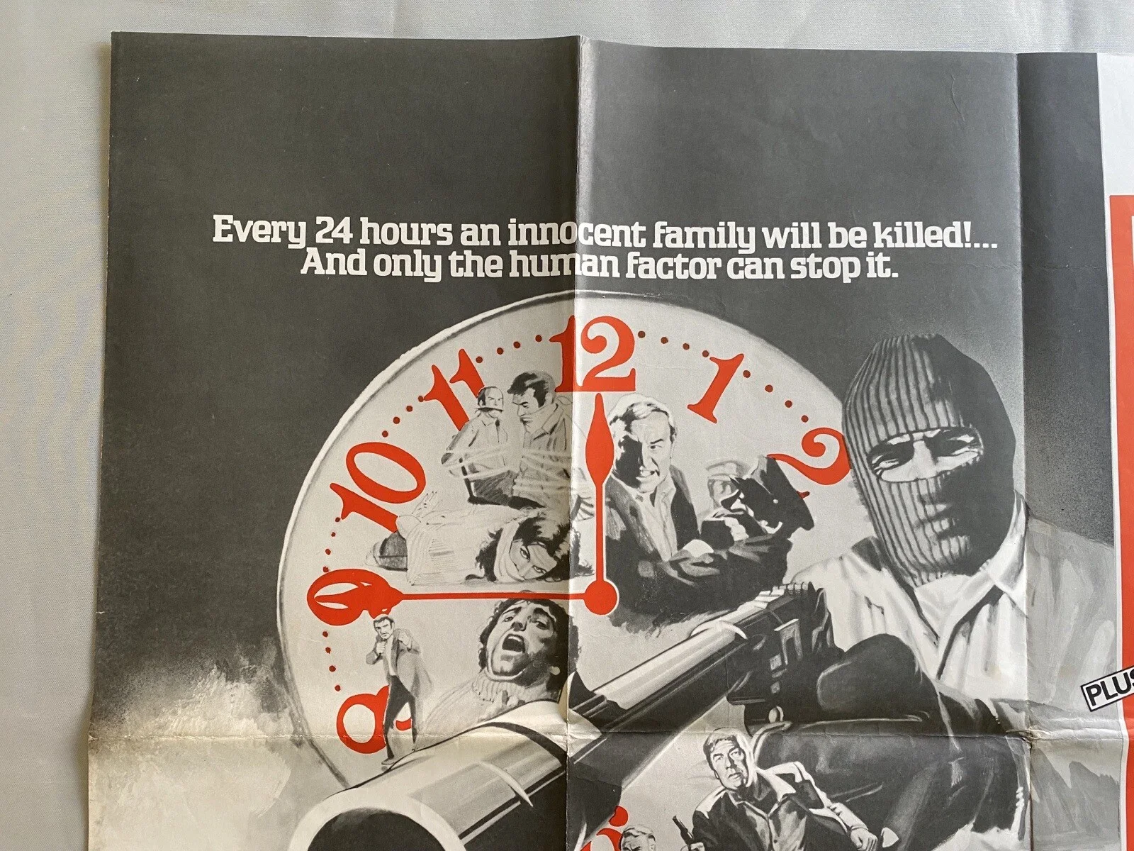 THE HUMAN FACTOR / SWORDSMAN - UK QUAD DOUBLE (30"x 40") ORIGINAL CINEMA POSTER, изображение 2