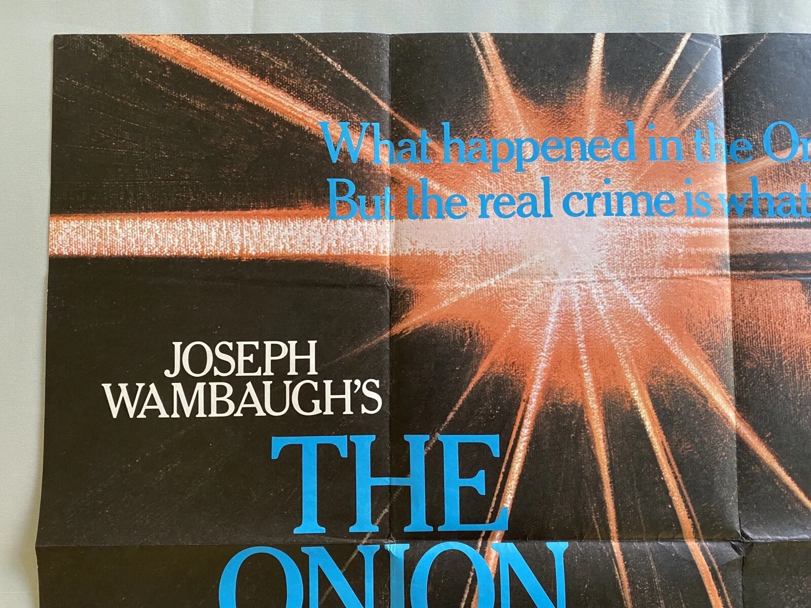 THE ONION FIELD - UK QUAD (30"x 40") ORIGINAL VINTAGE CINEMA POSTER 1979 WOODS, изображение 2