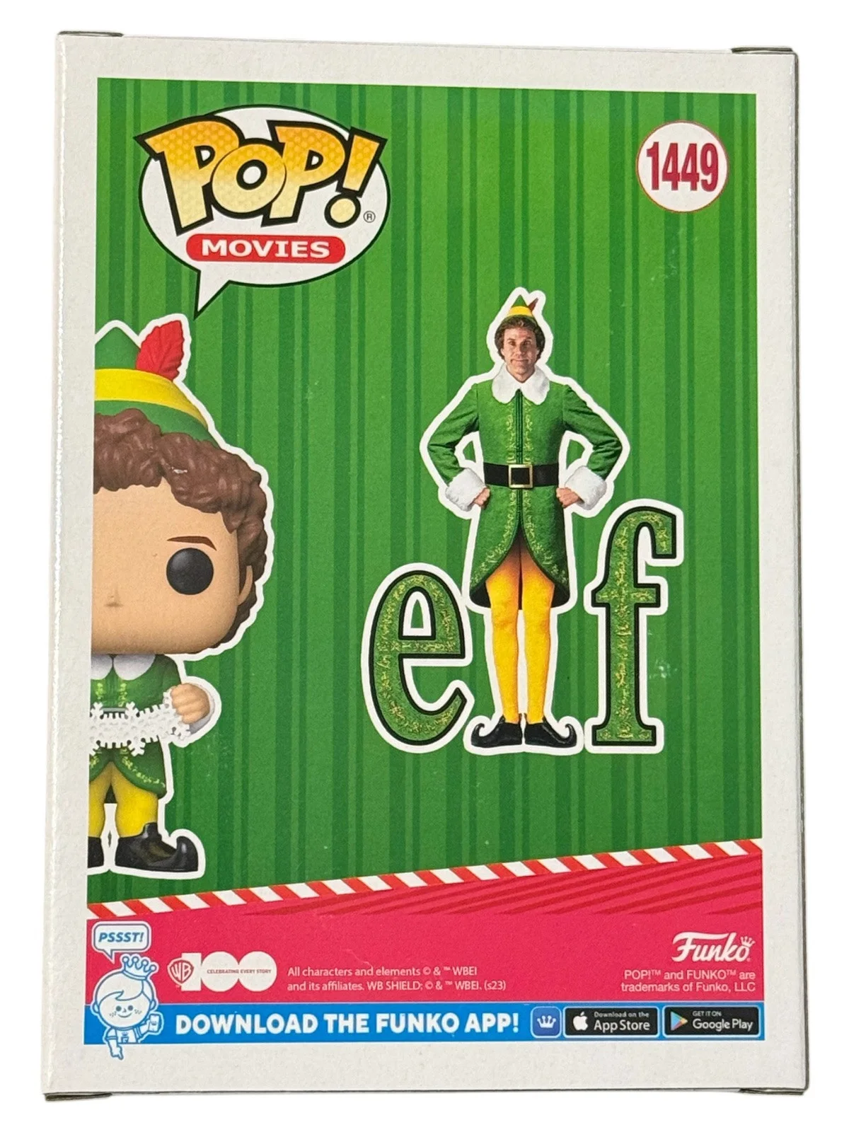 Will Ferrell — WILL FERRELL SIGNED AUTOGRAPH BUDDY ELF FUNKO #1449 BECKETT COA BQ97086, изображение 4