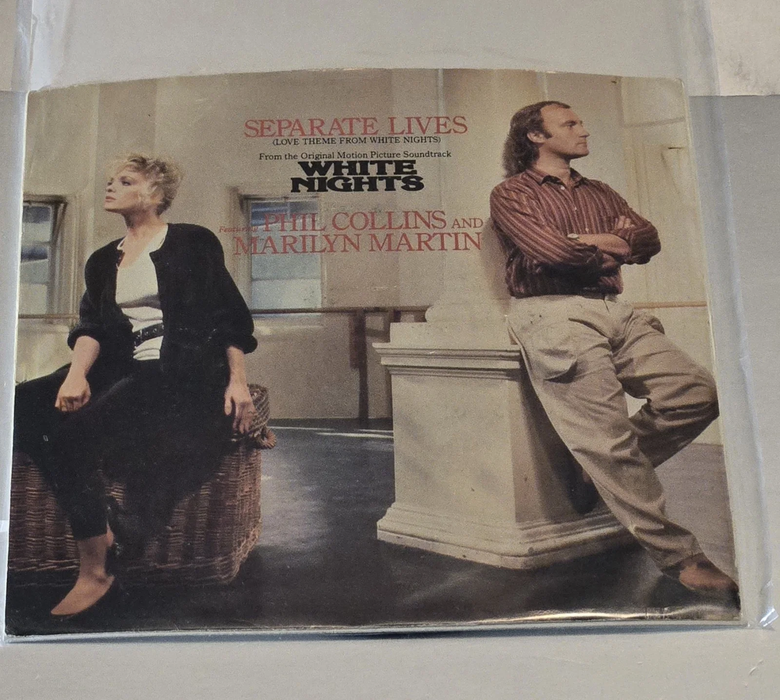 PHIL COLLINS - Separate Lives 7" 45rpm Vinyl w/ Picture Sleeve, изображение 2
