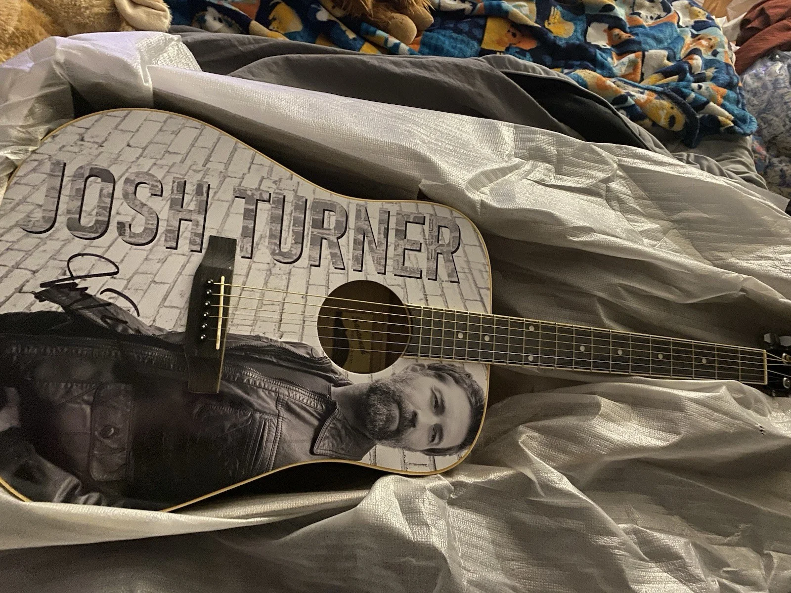 Autographed Josh Turner Acoustic Guitar, image 3