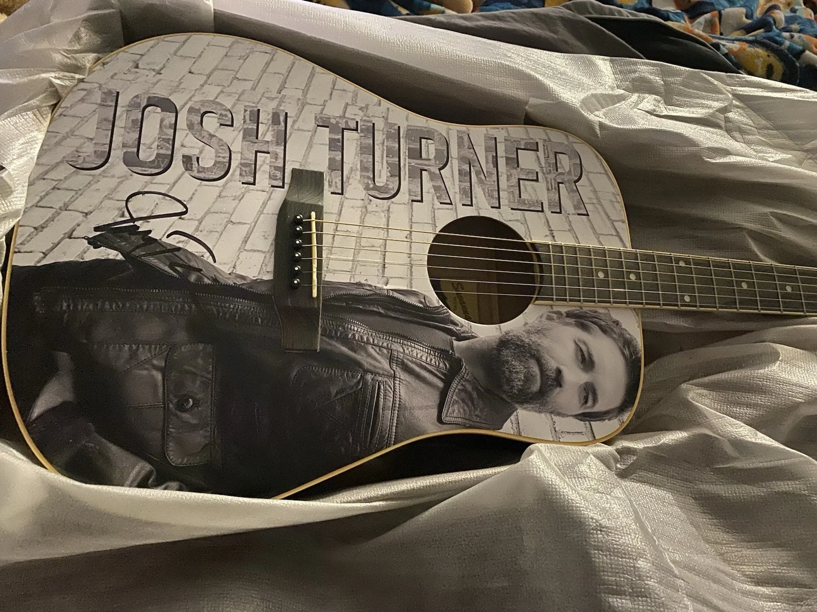 Autographed Josh Turner Acoustic Guitar, image 5