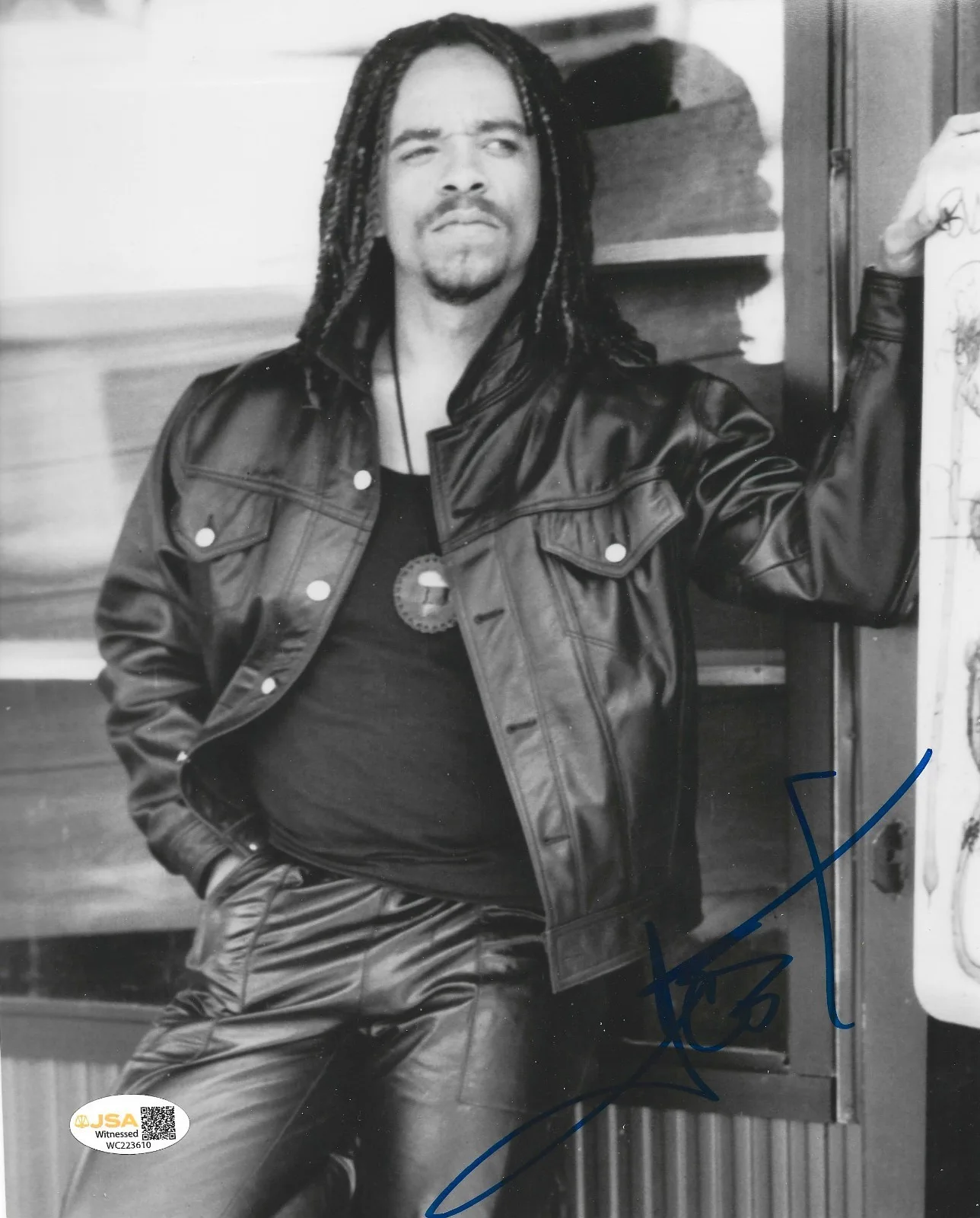 Ice-T — Autographed photo Ice-T "Law and Order SVU JSA certfied