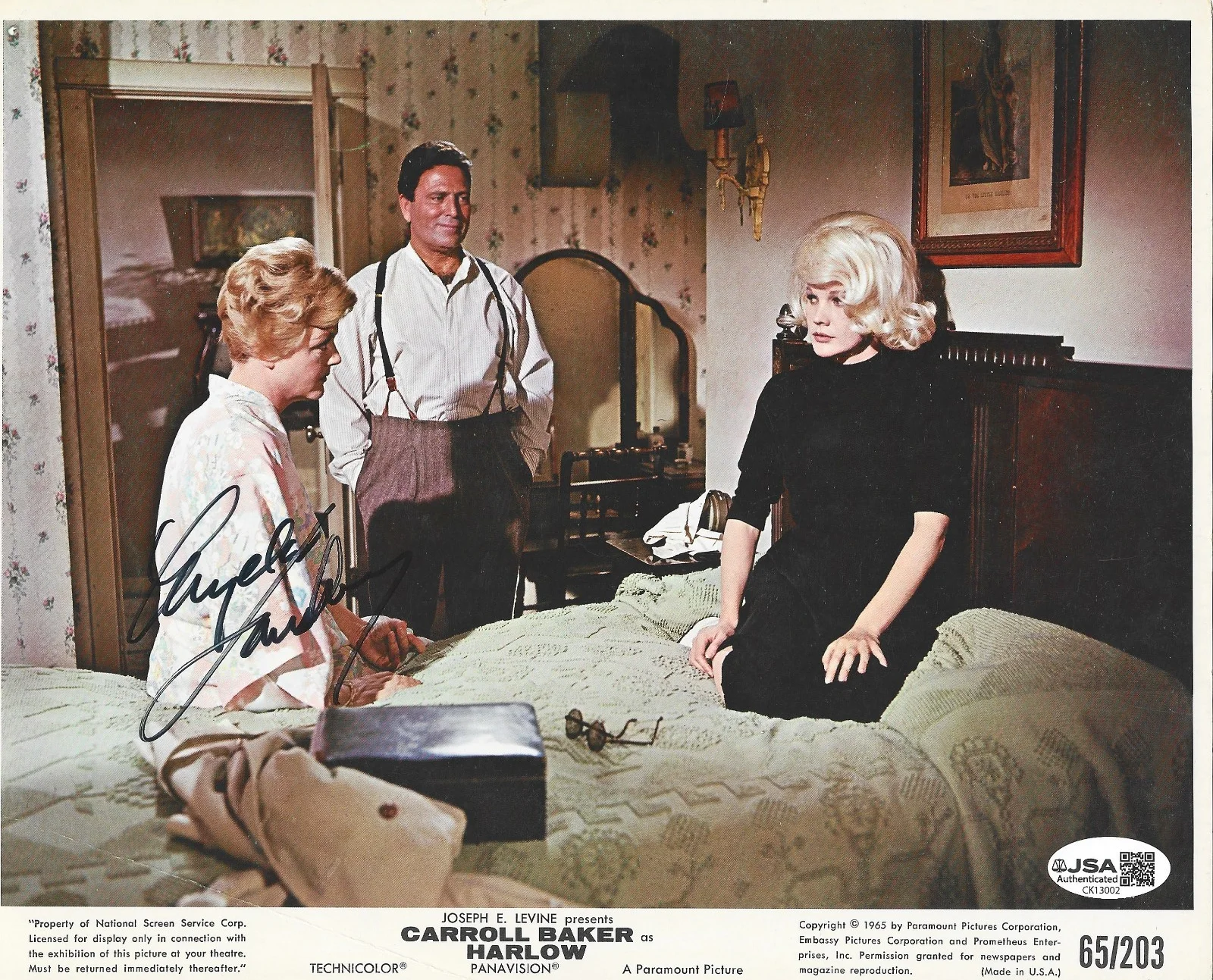 Angela Lansbury — Autographed photo "Murder She Wrote" Angela Lansbury JSA certfied