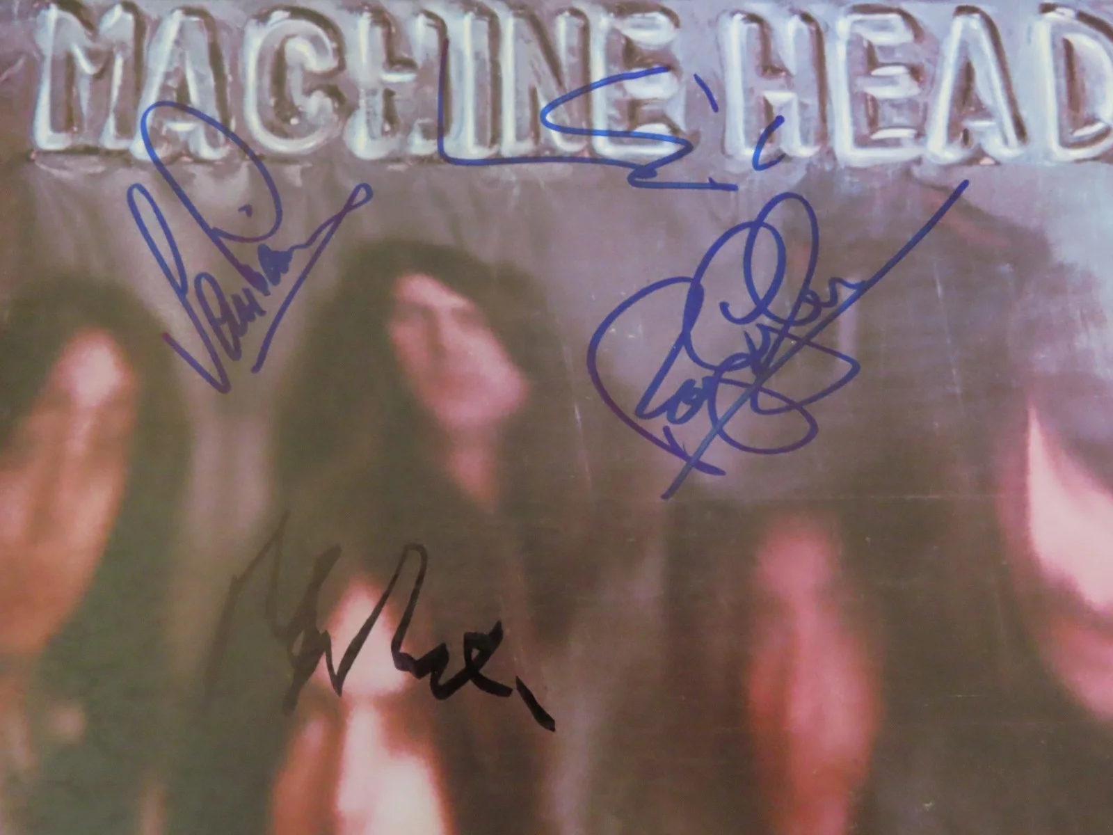 DEEP PURPLE signed MACHINE HEAD Record PSA RITCHIE BLACKMORE GILLAN PAICE GLOVER, image 4