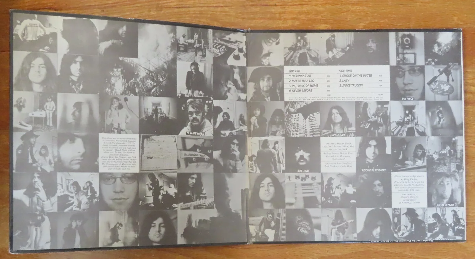 DEEP PURPLE signed MACHINE HEAD Record PSA RITCHIE BLACKMORE GILLAN PAICE GLOVER, image 5