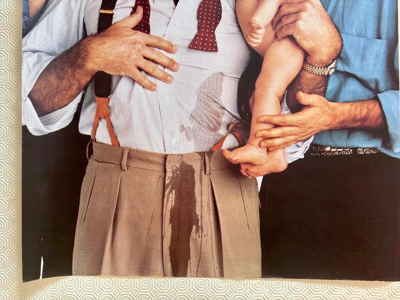 Three Men and a Baby Original 1987 Quad Poster Tom Selleck Ted Danson Guttenberg, изображение 2