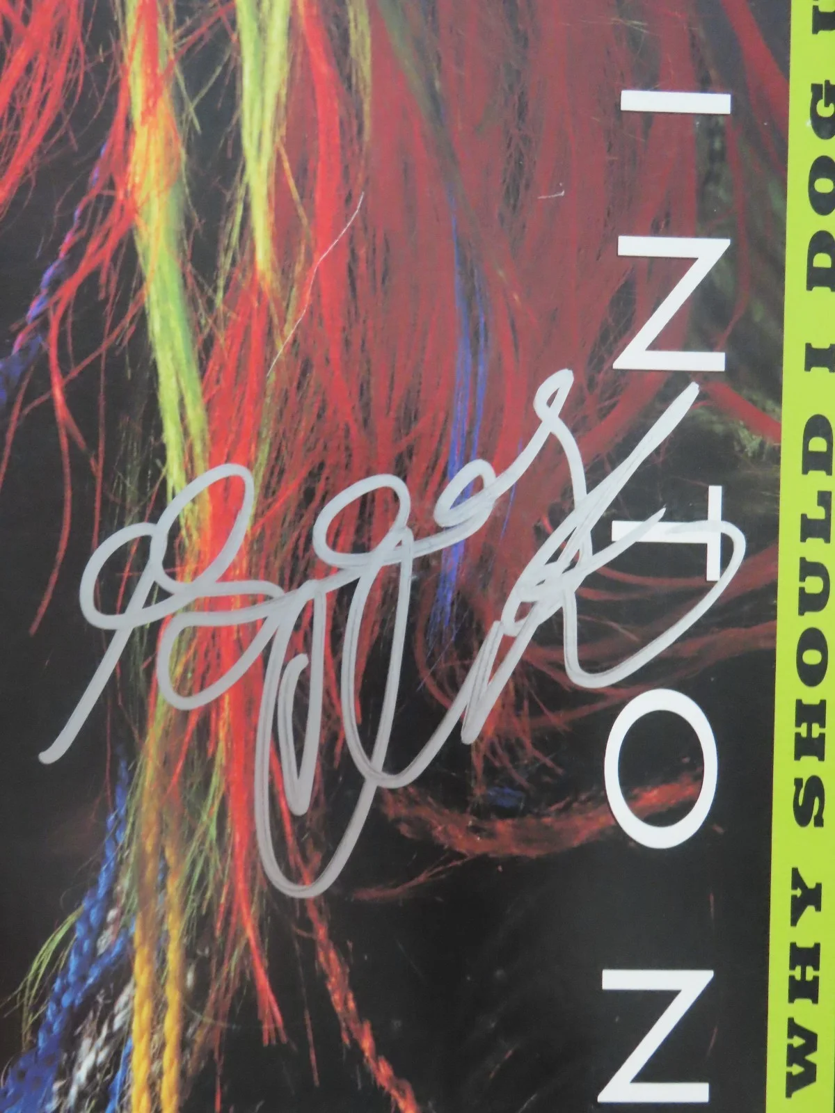 GEORGE CLINTON signed "Why Should I Dog U Out? FUNKADELIC Record JSA PARLIAMENT, image 2