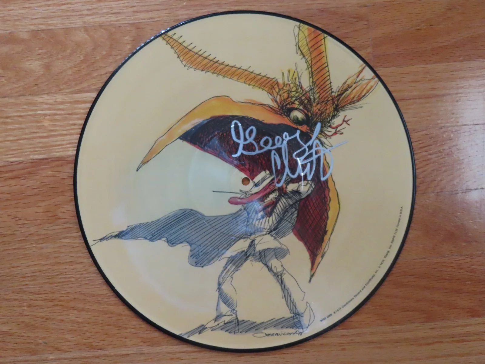 GEORGE CLINTON of FUNKADELIC signed "Motor Booty Affair" P Record JSA PARLIAMENT, изображение 2
