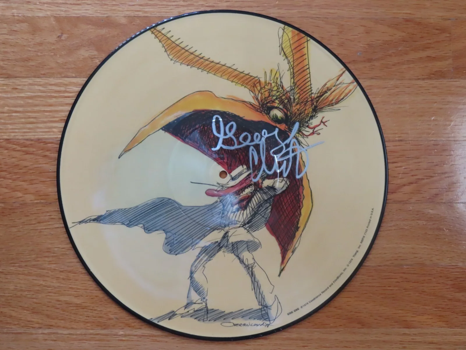 GEORGE CLINTON of FUNKADELIC signed "Motor Booty Affair" P Record JSA PARLIAMENT, изображение 3