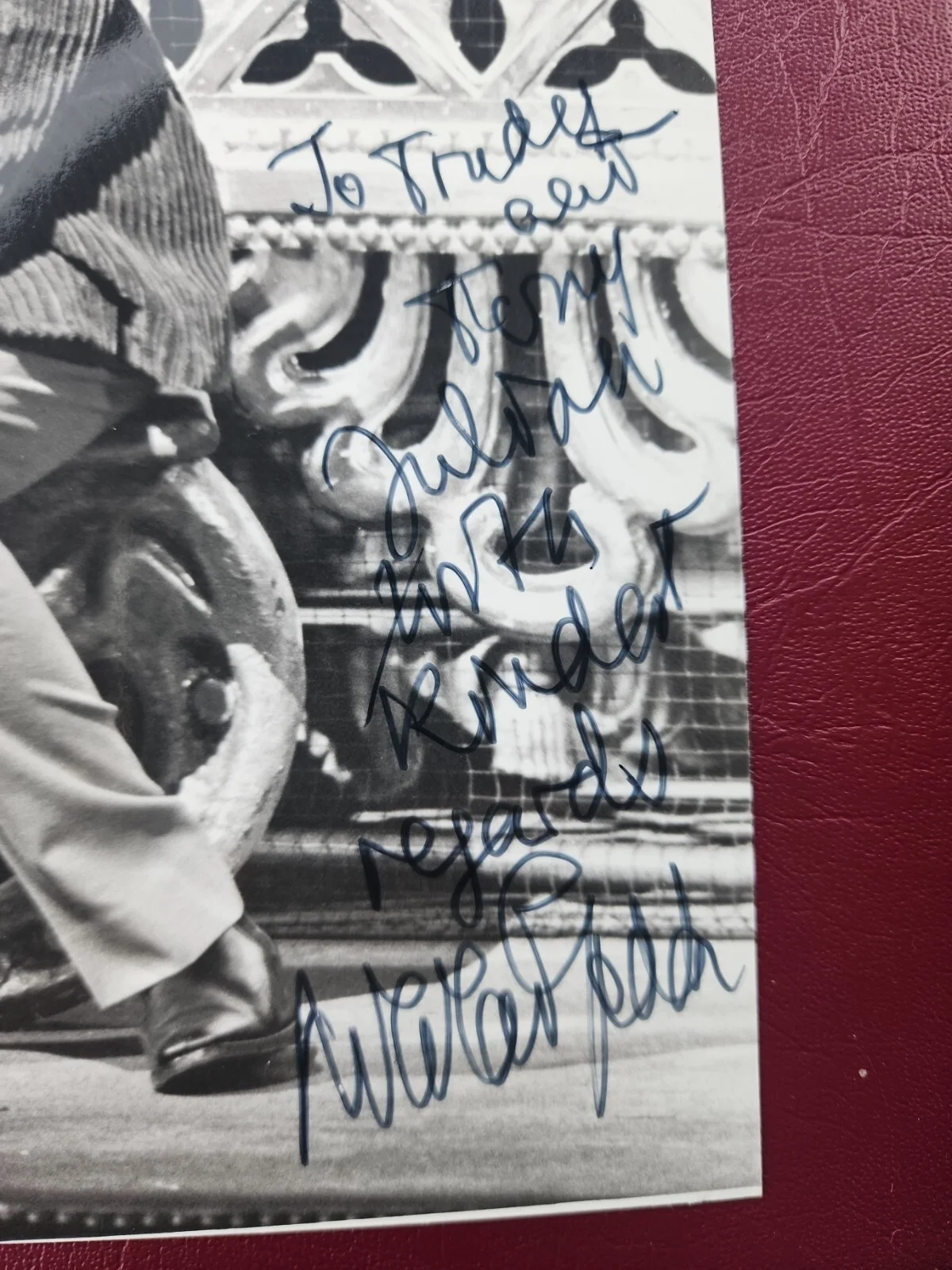 Autograph Nicolai Gedda Swedish Opera Singer signed photo, image 2