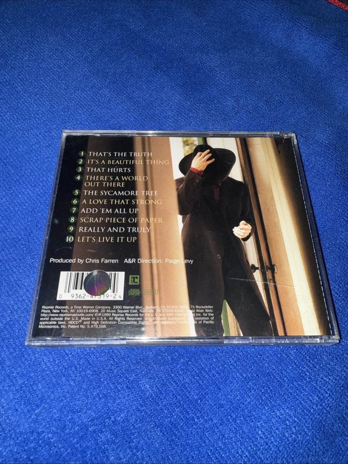 Paul Brandt ‎– That's The Truth (CD, 1999, Reprise) Autographed Rare Memorabilia, изображение 3