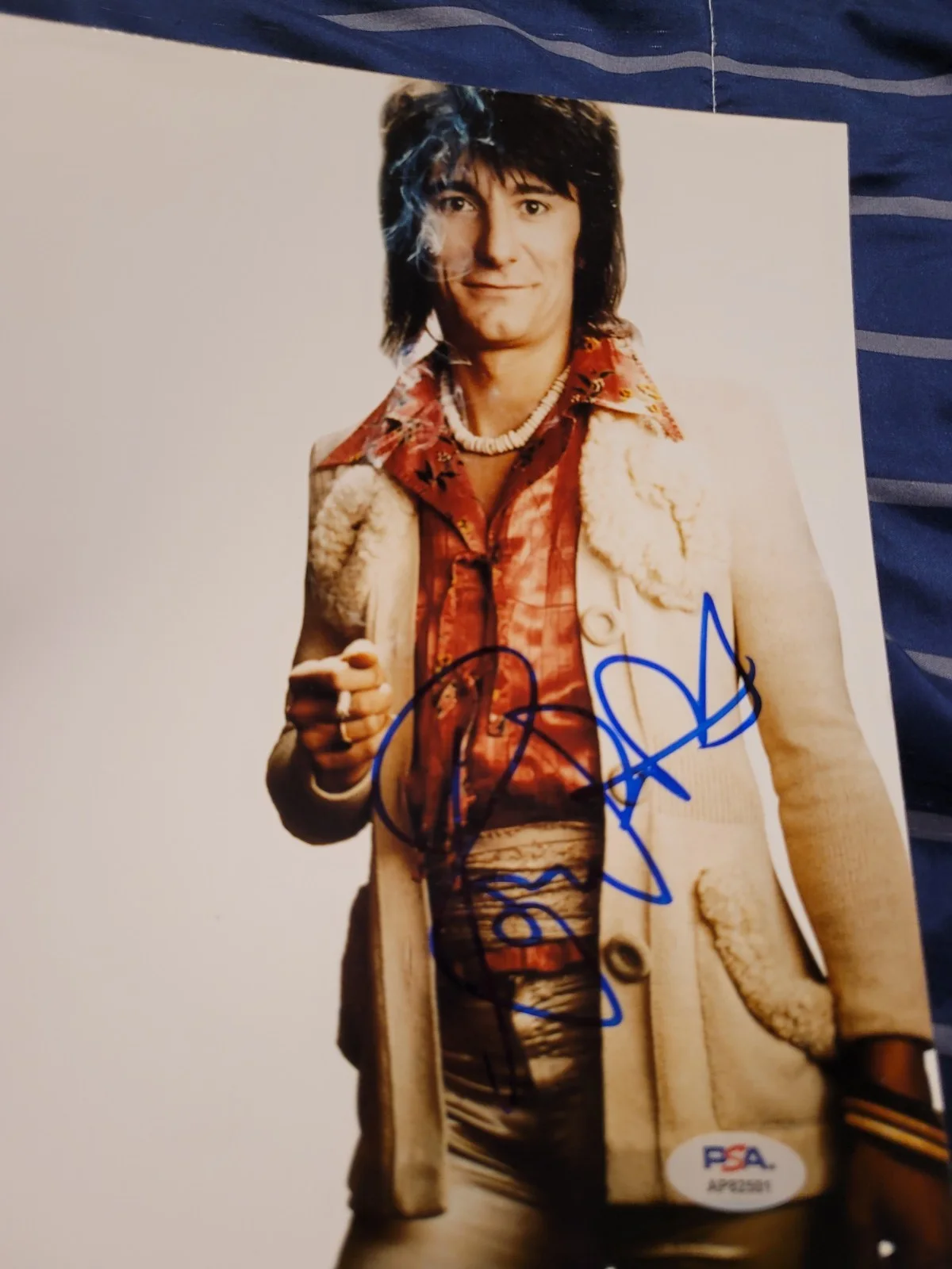 Ronnie Wood The Rolling Stones Signed autograph 8x10 PSA COA Satisfaction, изображение 2