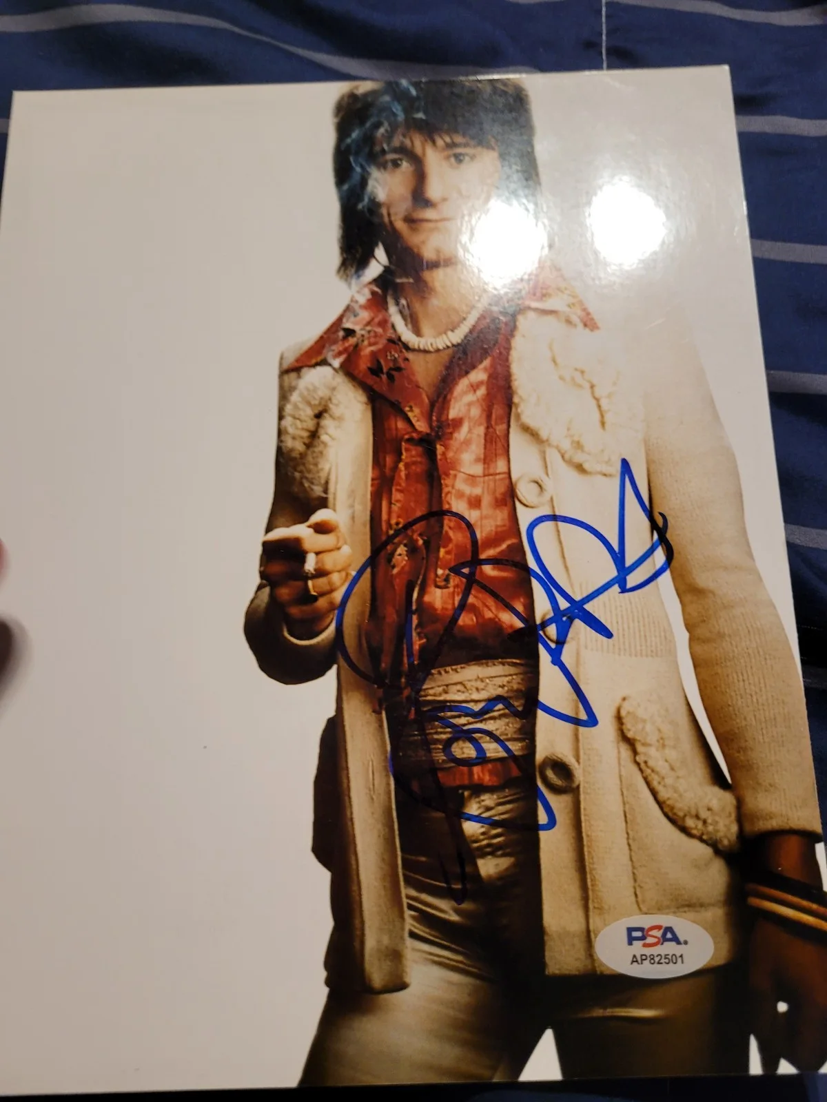 Ronnie Wood The Rolling Stones Signed autograph 8x10 PSA COA Satisfaction, изображение 4