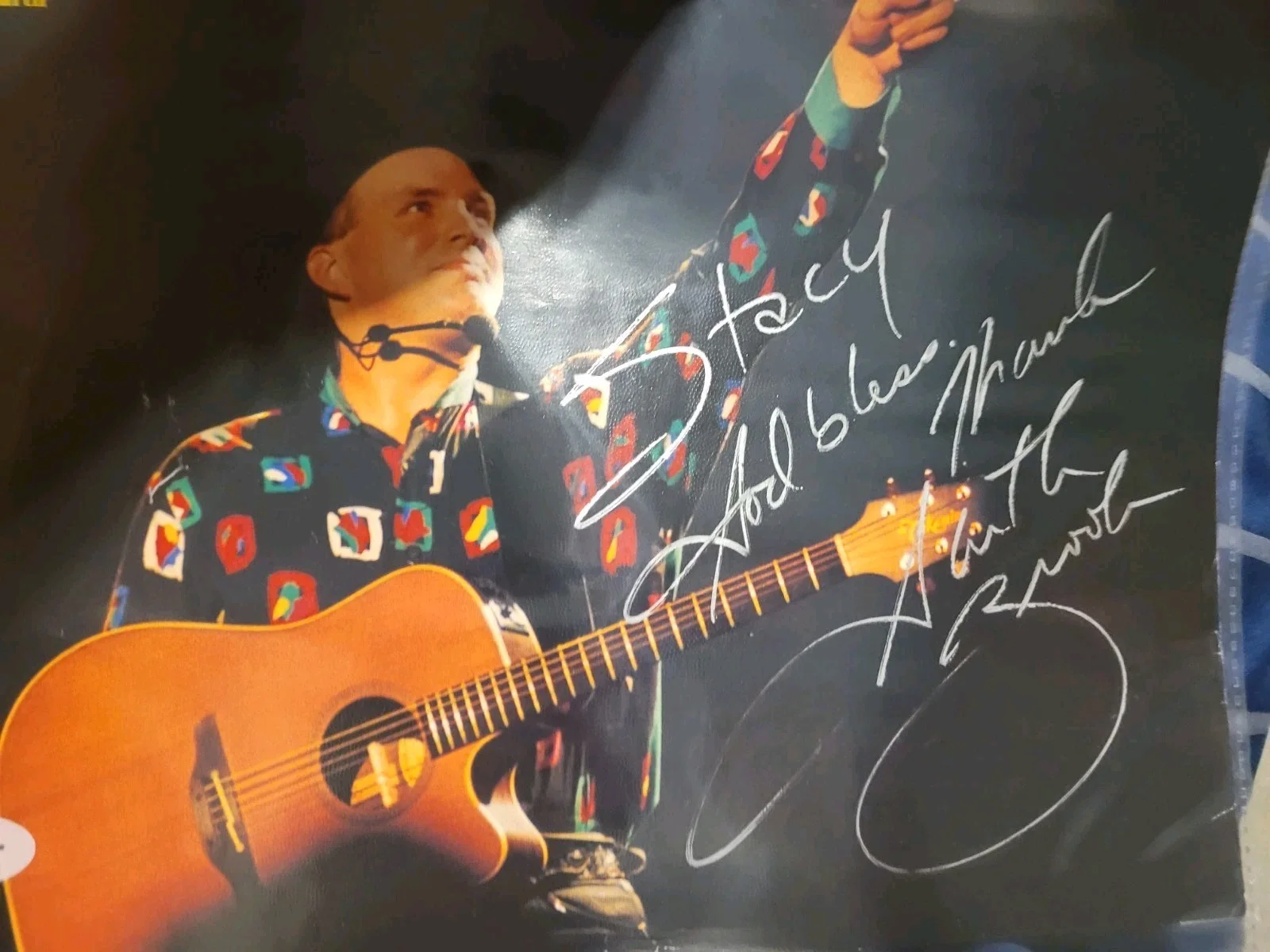 Garth Brook Signed autograph 8x10 Magazine Page PSA Coa God Bless Country Legend, изображение 3