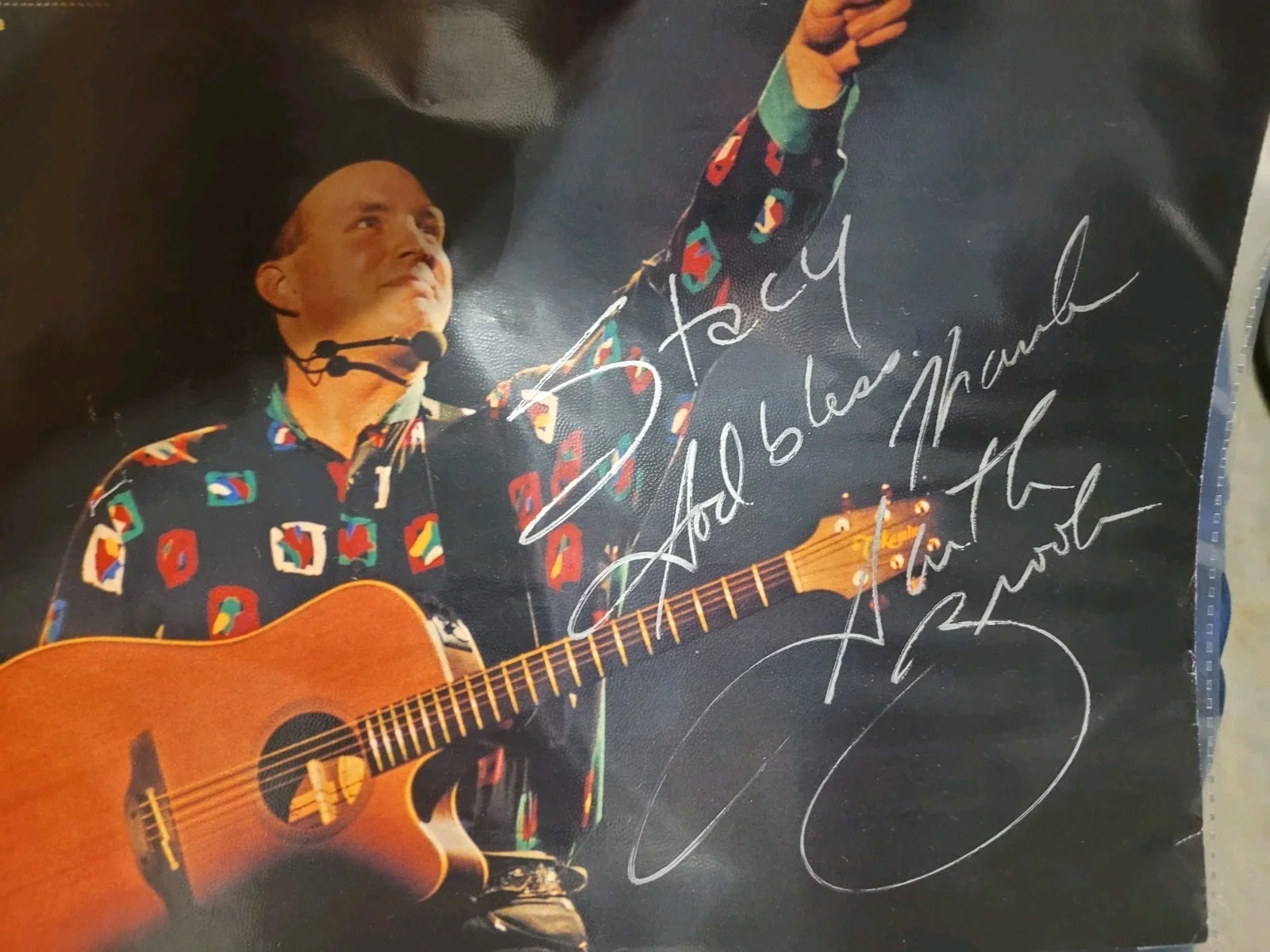 Garth Brook Signed autograph 8x10 Magazine Page PSA Coa God Bless Country Legend, изображение 4
