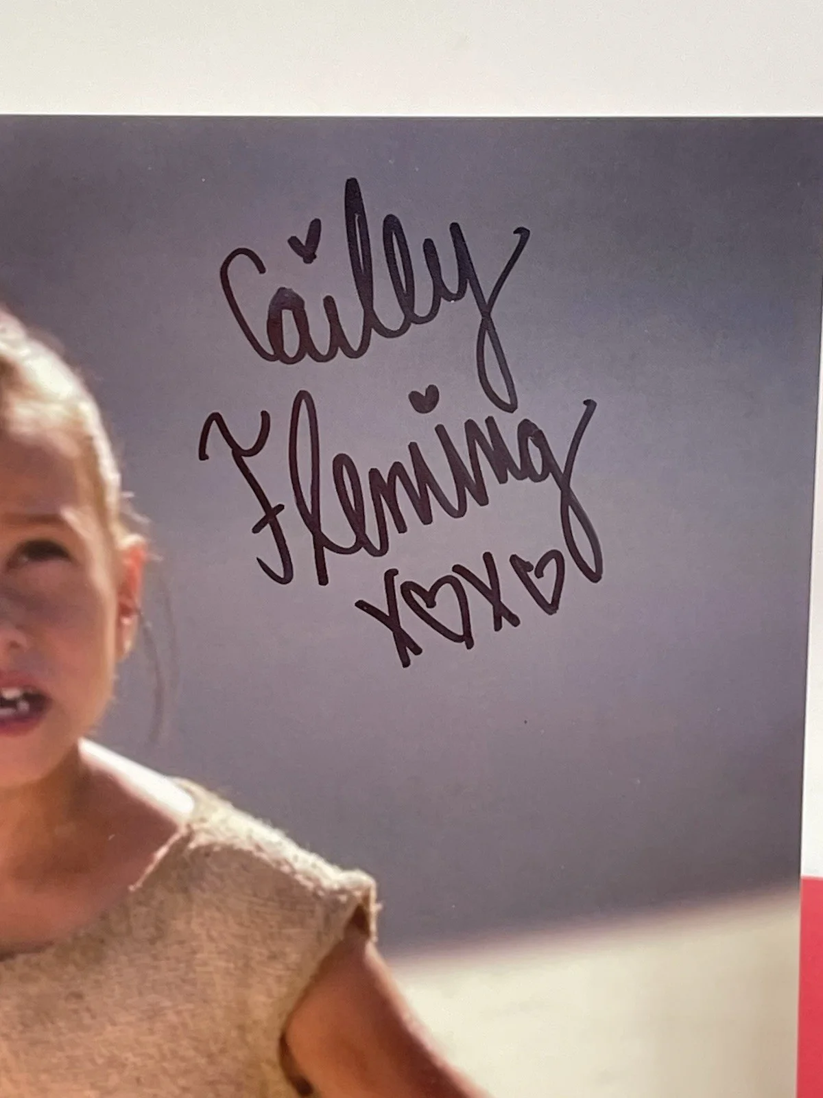 Star Wars ROS young Rey - Cailey Fleming Hand Signed 8x10 JSA Certified (#2), image 2