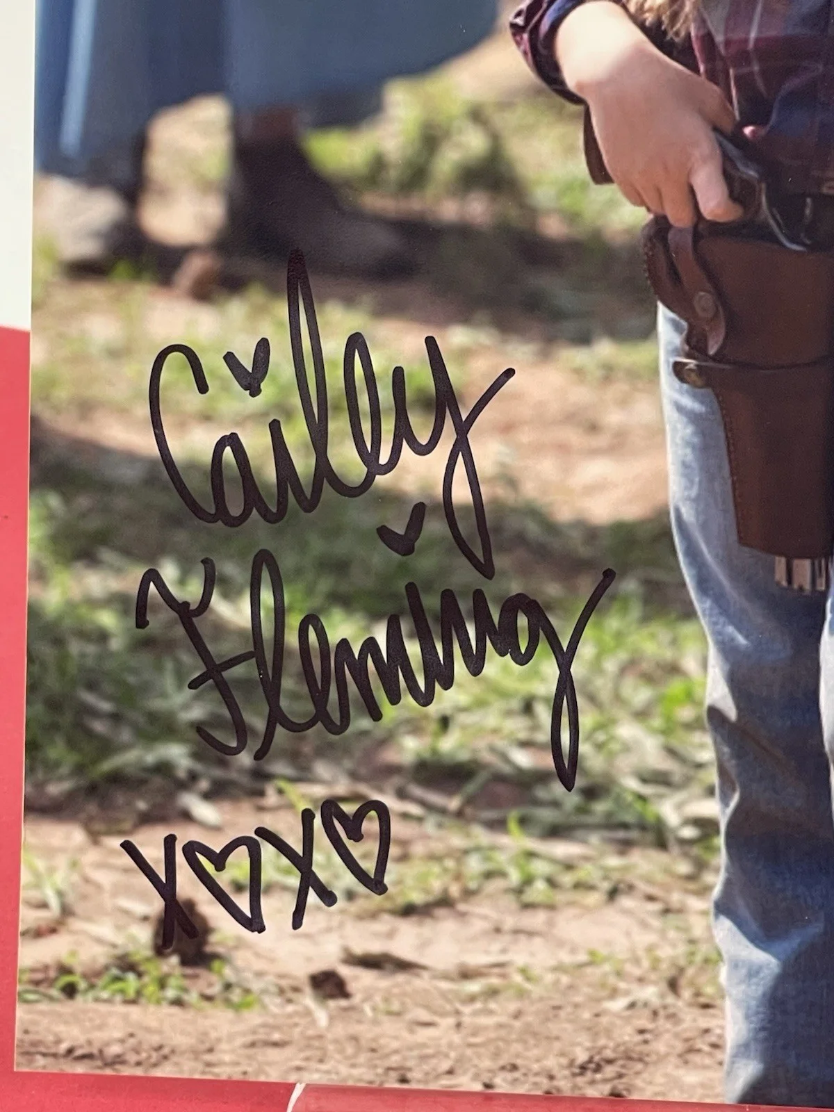 Walking Dead Cailey Fleming Hand Signed 8x10 JSA Certified (#4), image 3