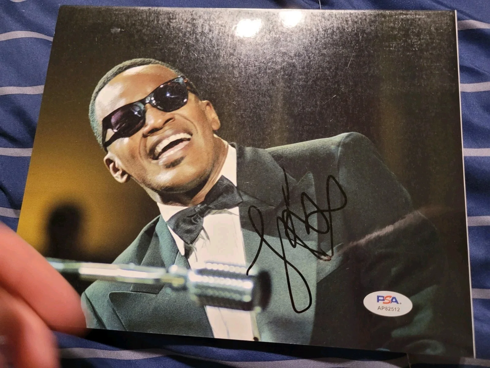 jamie foxx — Jamie Foxx Signed autograph 8x10 PSA COA Full Signature RAY SPIDERMAN DJANGO, image 2