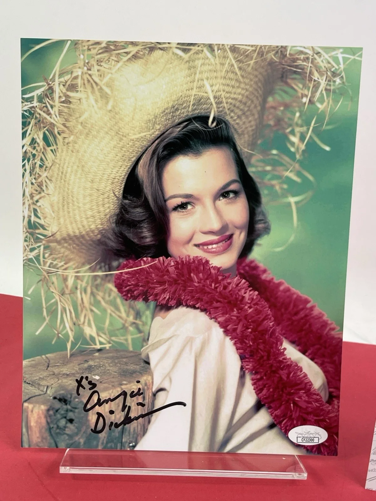 Angie Dickinson hand signed 8x10 photograph JSA Certified,Superb early image #1, image 2