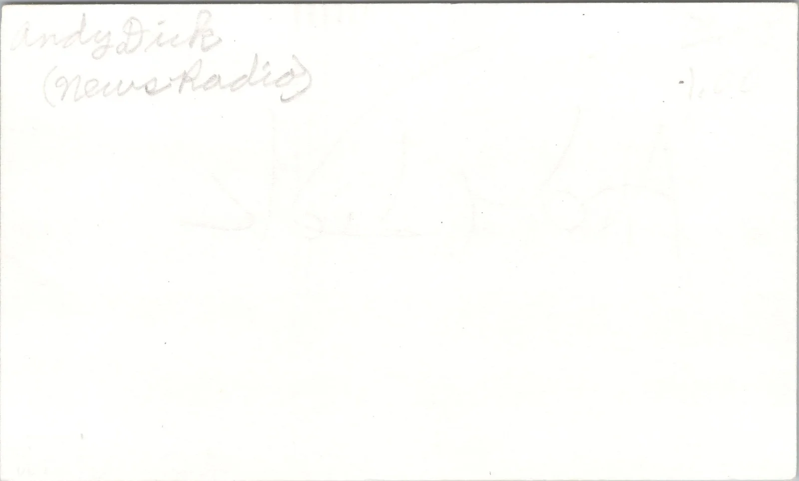 Andy Dick — Andy Dick Signed 3x5 Index Card Comedian Autographed, image 2