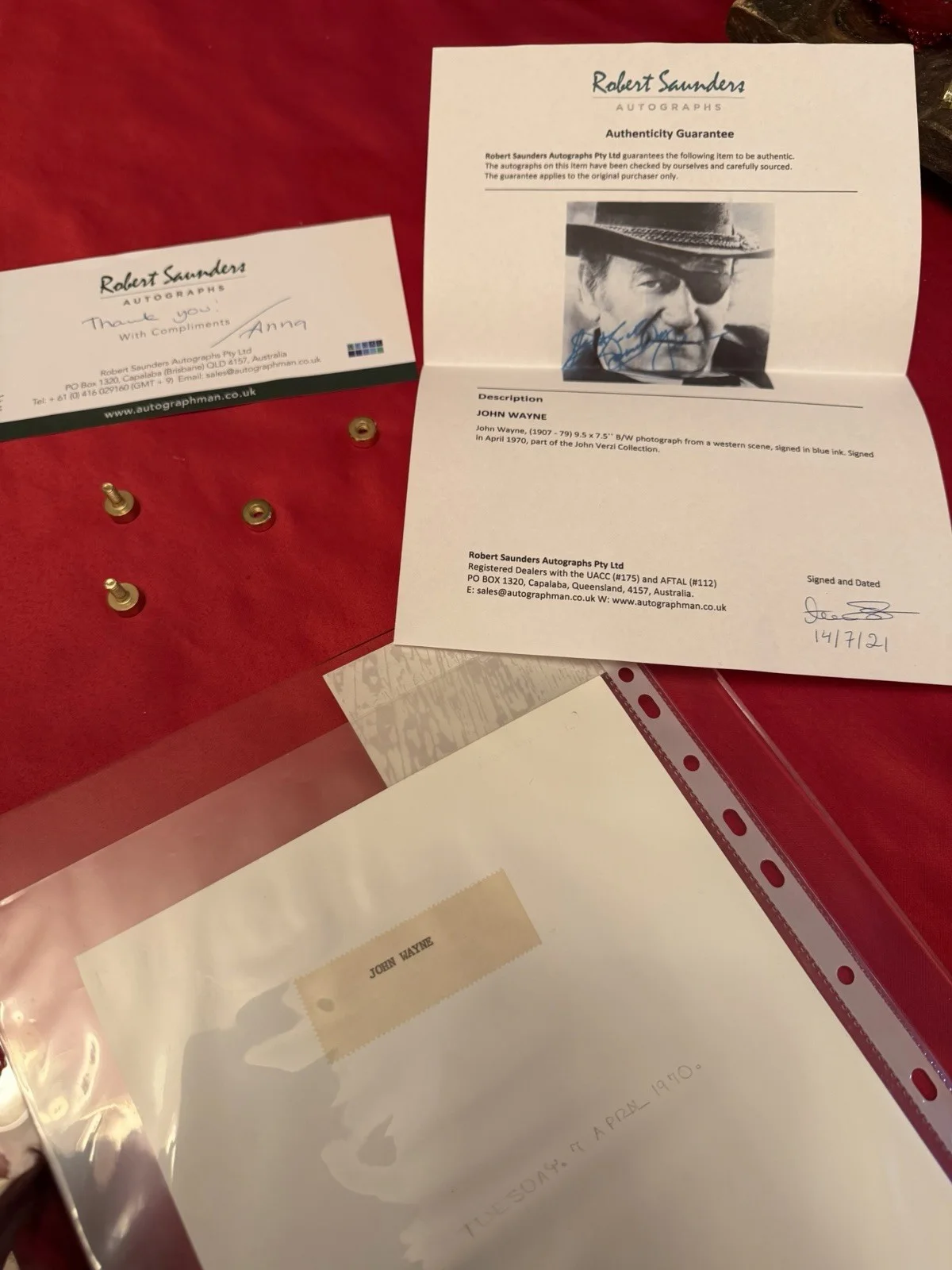 John Wayne — John Wayne ~ Signed Autographed True Grit Photograph. Authenticated! Good Luck!, image 2