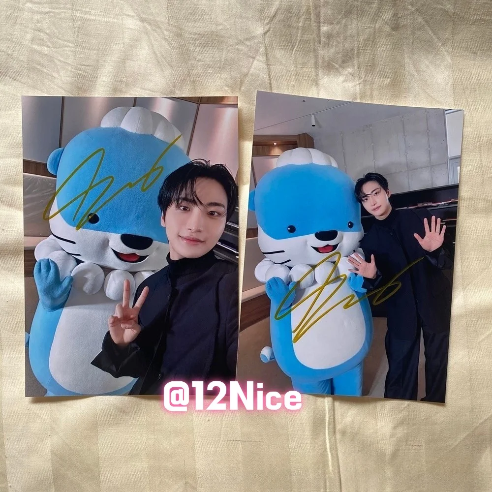 ATEEZ ateez Seonghwa Autographed Signed Photo 4*6 K-POP Collection 2025 #Nice, image 2