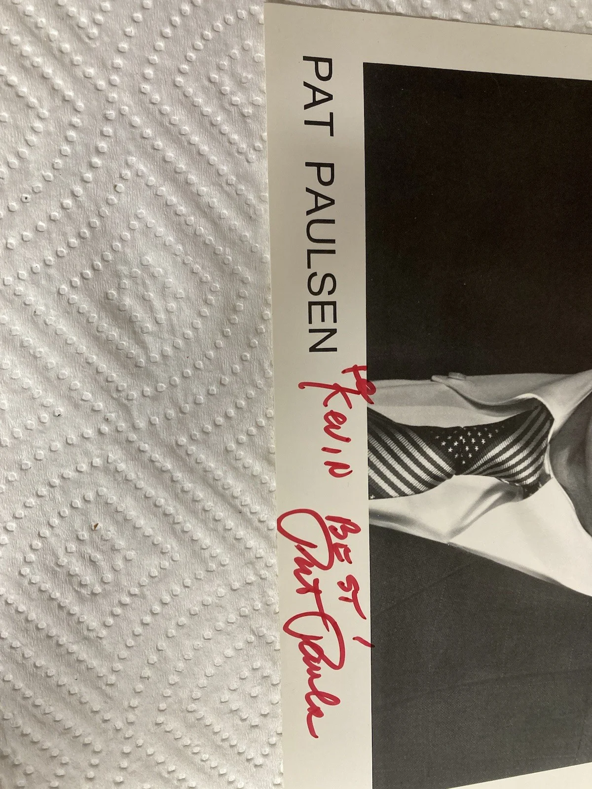 pat paulsen — Pat Paulsen Autographed Picture 8x10 Signed In Red, изображение 4