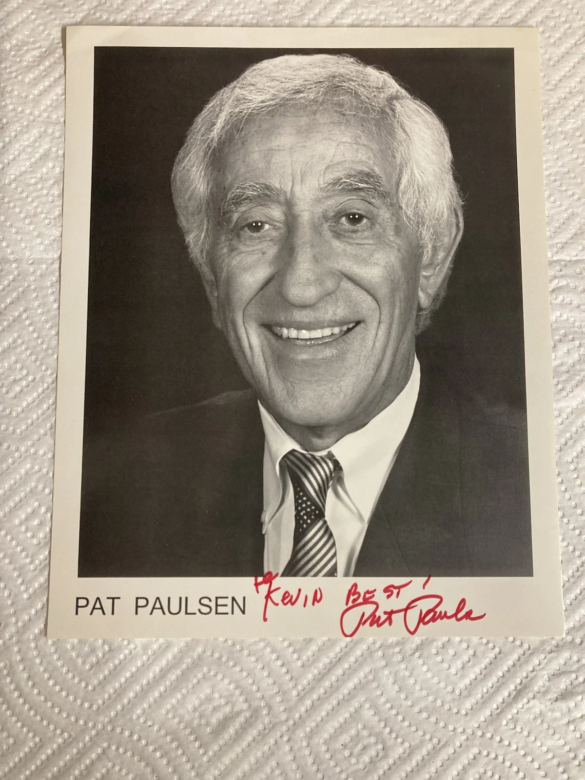 pat paulsen — Pat Paulsen Autographed Picture 8x10 Signed In Red, изображение 5