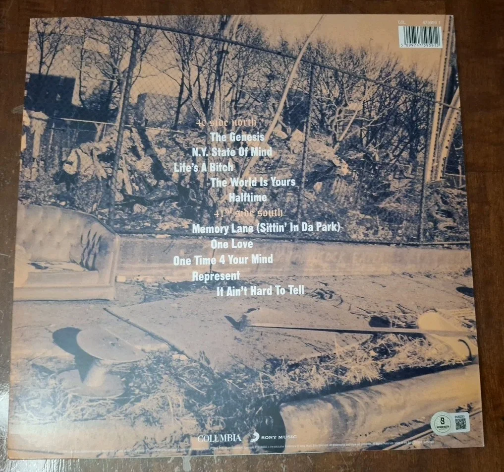 NAS Signed Autographed Illmatic Vinyl LP RAP LEGEND BECKETT BAS COA #BV80293, изображение 3