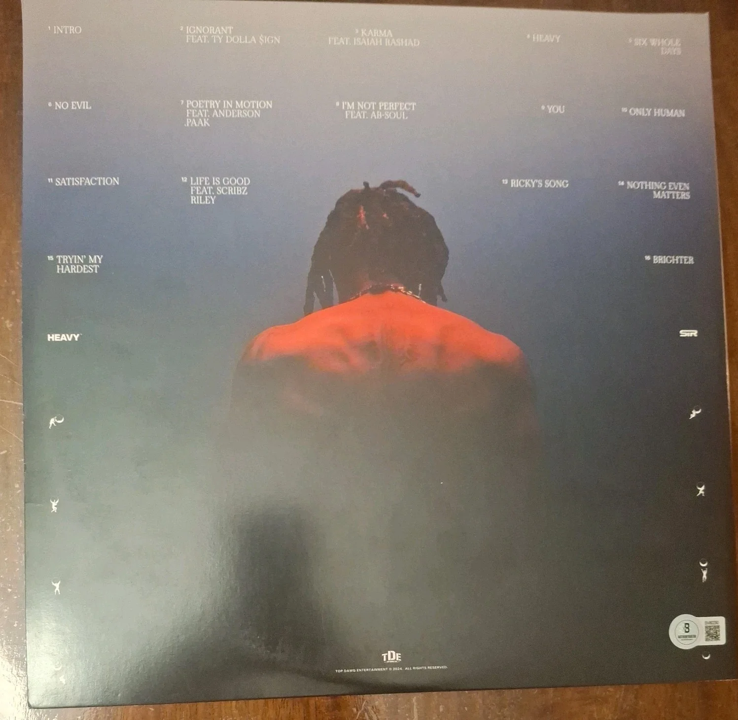 SIR Signed Autographed Heavy Vinyl LP Album Beckett Bas Certified #BV80290, image 3