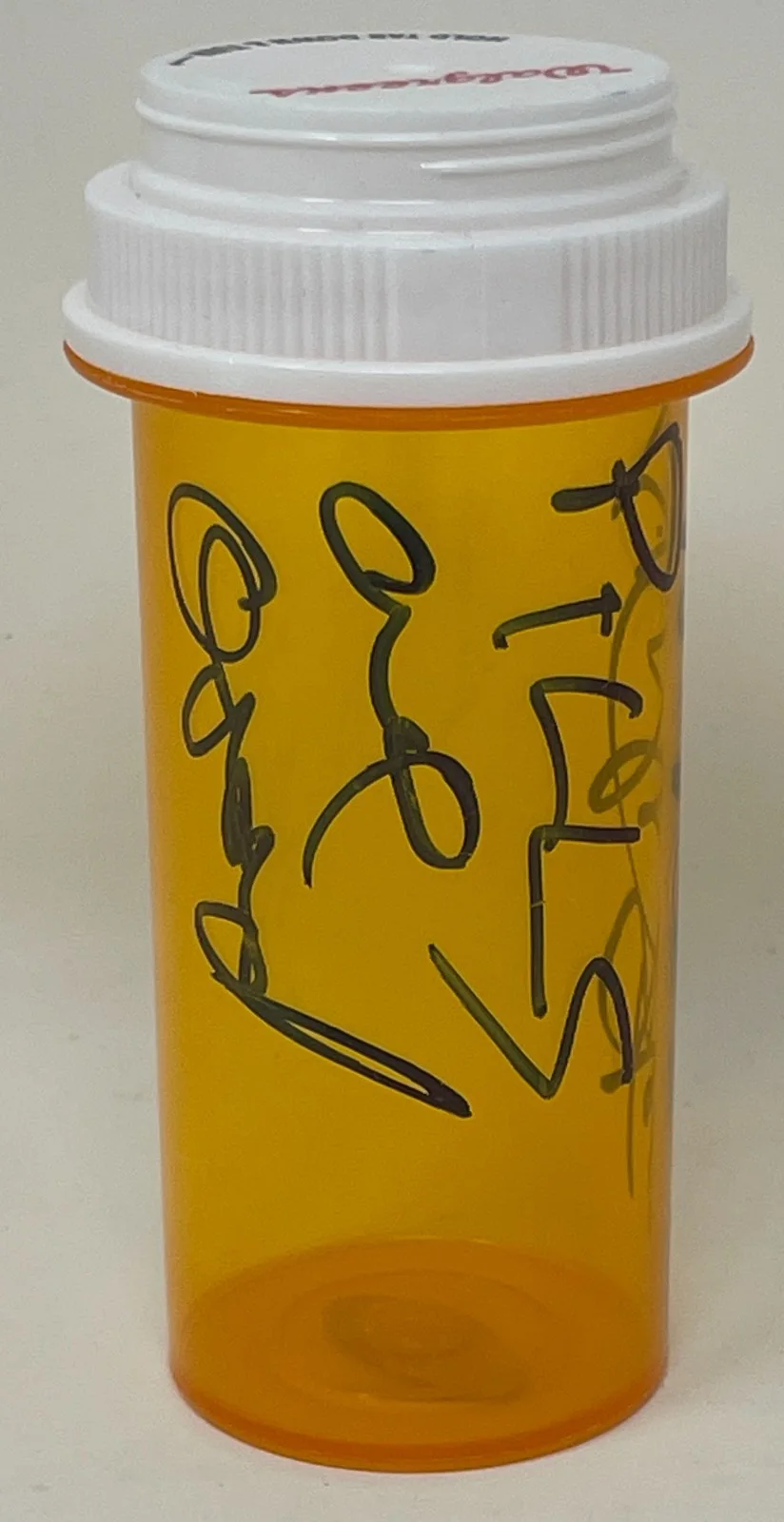 Mike Starr — MIKE STARR Signed Medicine Pill Bottle DUMB AND DUMBER Film Gas Man Schwartz COA, изображение 3