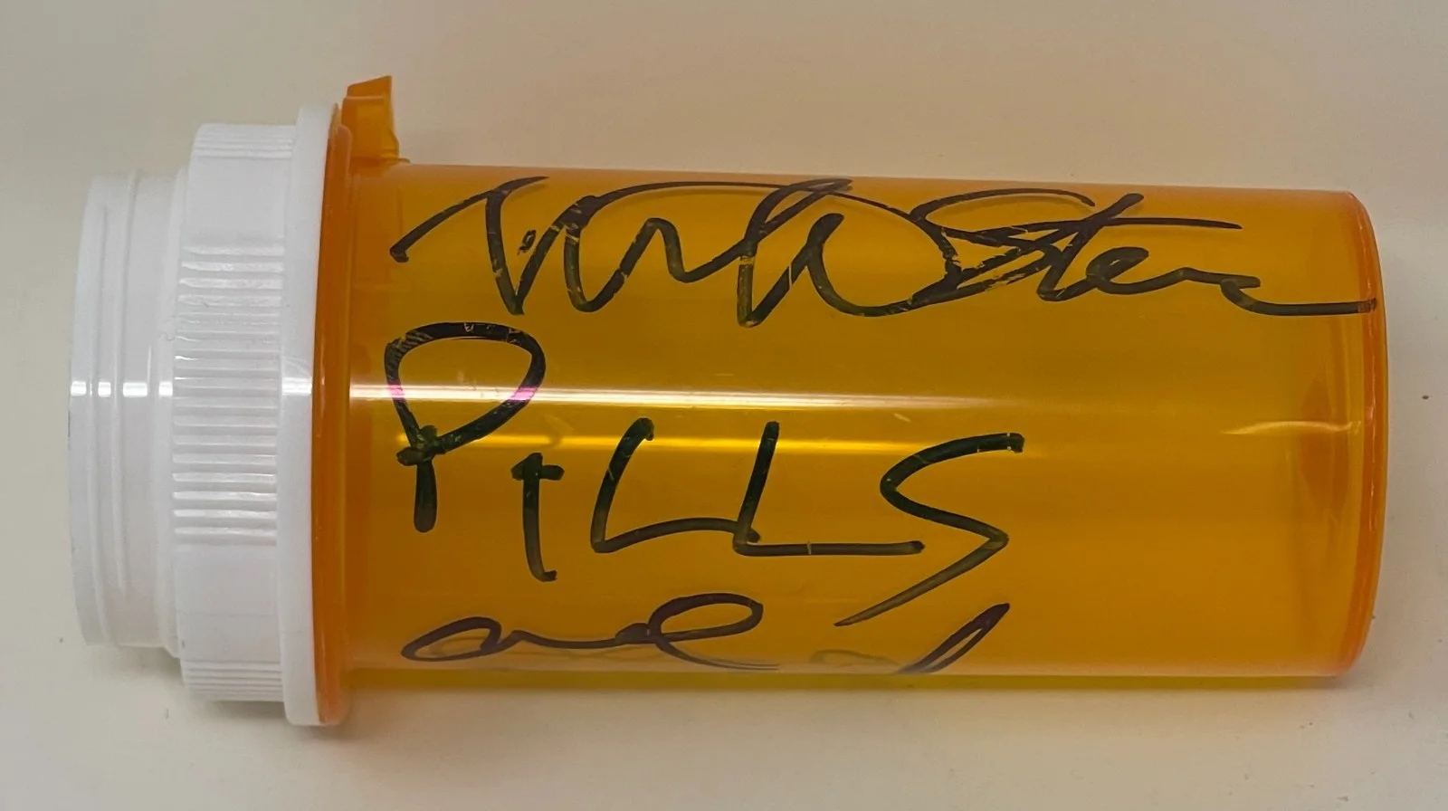 Mike Starr — MIKE STARR Signed Medicine Pill Bottle DUMB AND DUMBER Film Gas Man Schwartz COA, изображение 4