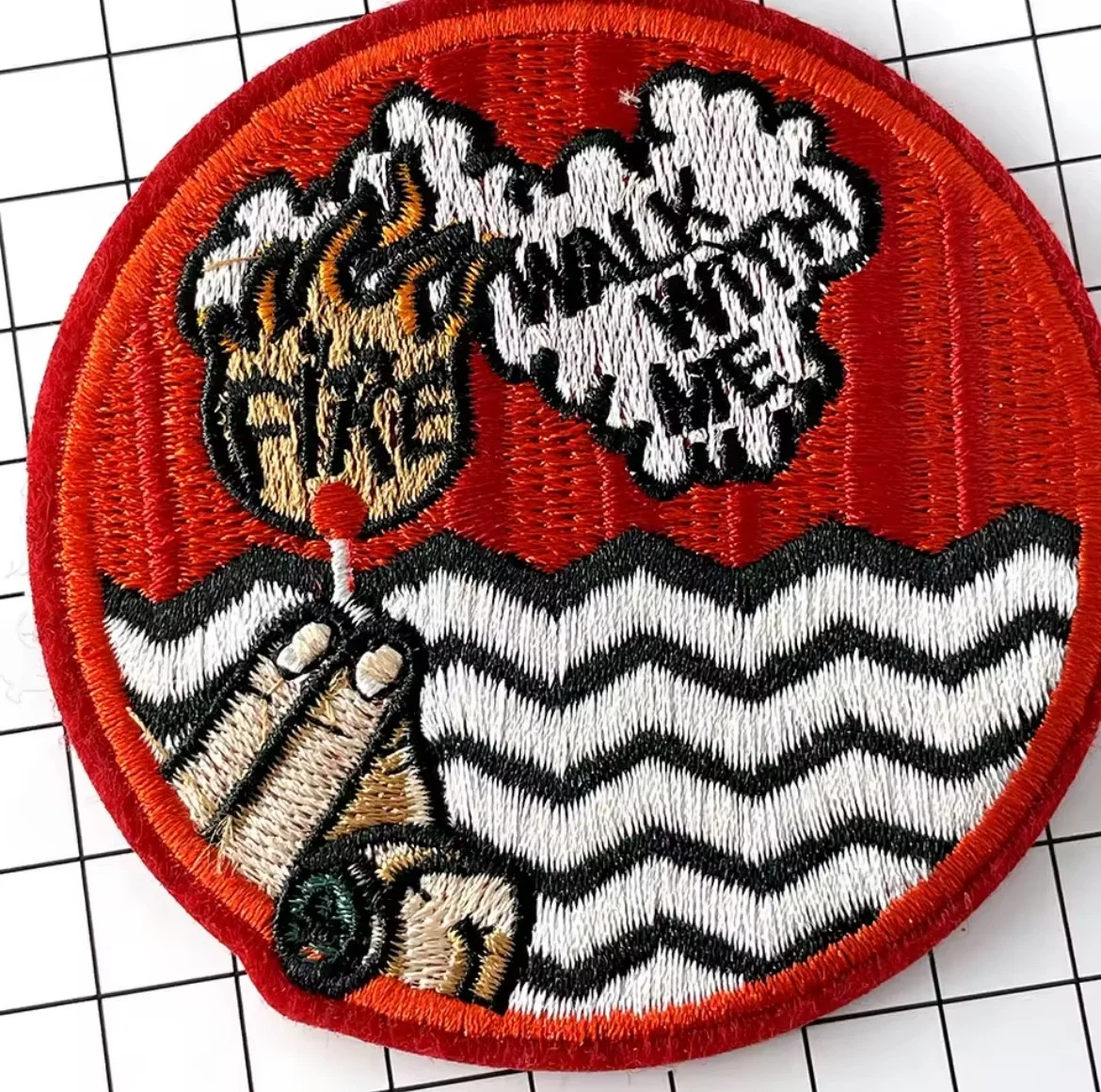 David Lynch Twin Peaks Fire Walk With Me Embroidered Applique Iron On Patch, image 2