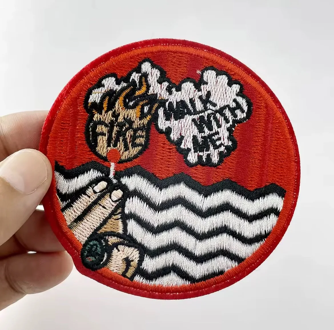 David Lynch Twin Peaks Fire Walk With Me Embroidered Applique Iron On Patch, image 3