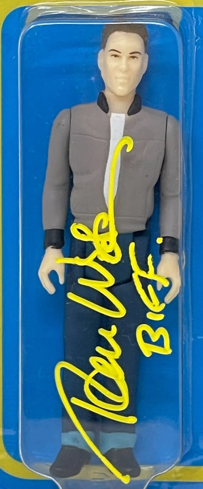 Tom Wilson — Tom Wilson Signed Back To The Future Biff Tannen ReAction Action Figure Beckett, изображение 2