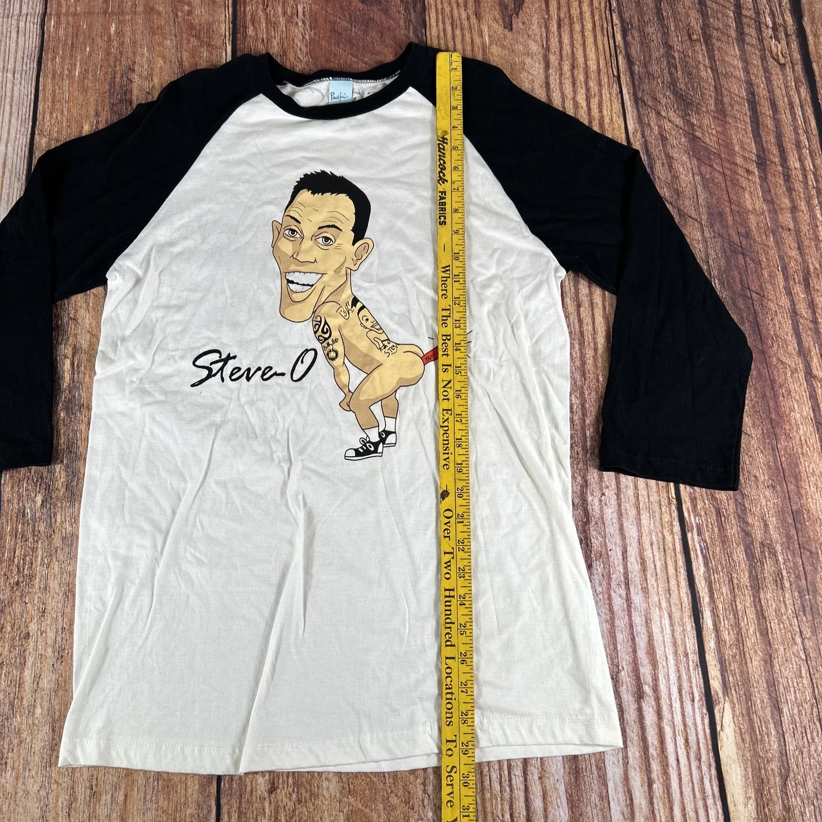 Steve-O Autographed (Signed) Jack Ass MTV Long Sleeve Shirt Medium, image 3
