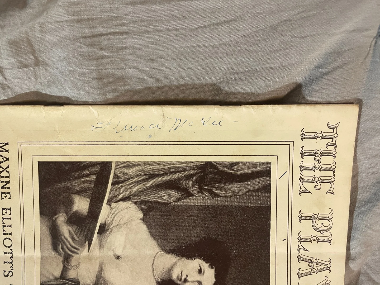 1935 Maxine Elliott's Theatre Playbill The Children's Hour Signed by 3 Autograph, изображение 2