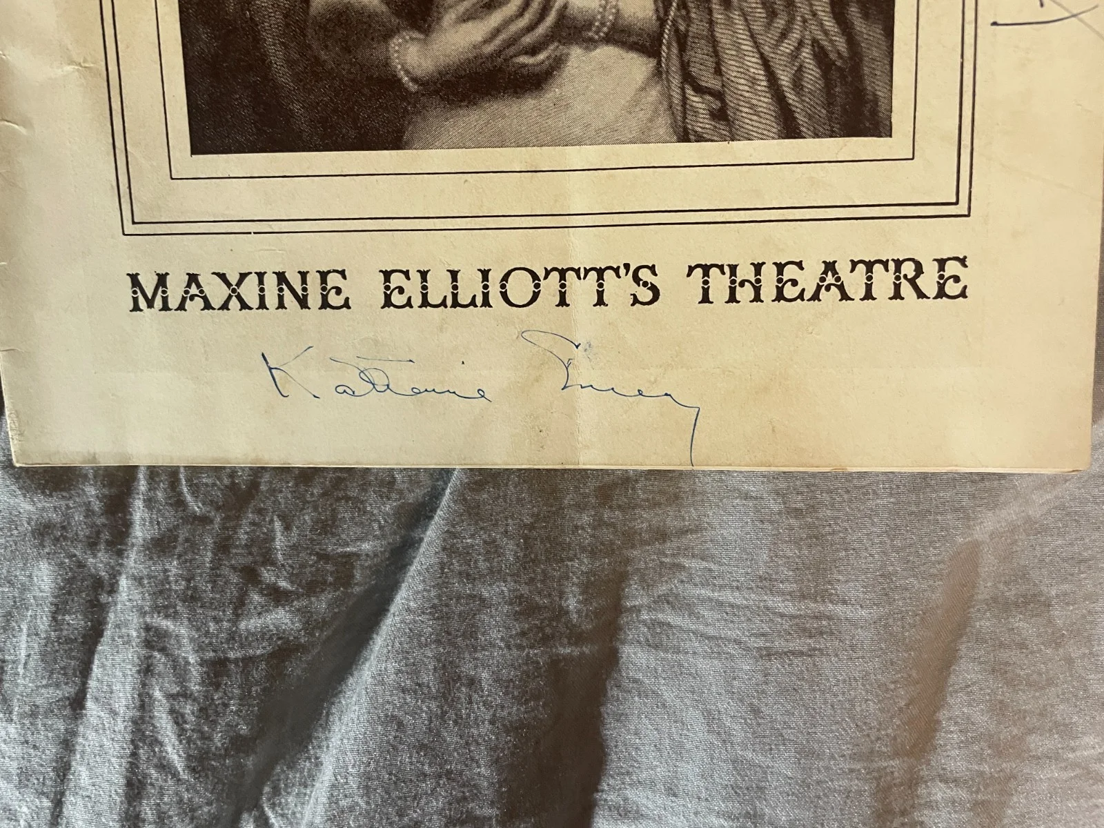 1935 Maxine Elliott's Theatre Playbill The Children's Hour Signed by 3 Autograph, изображение 3