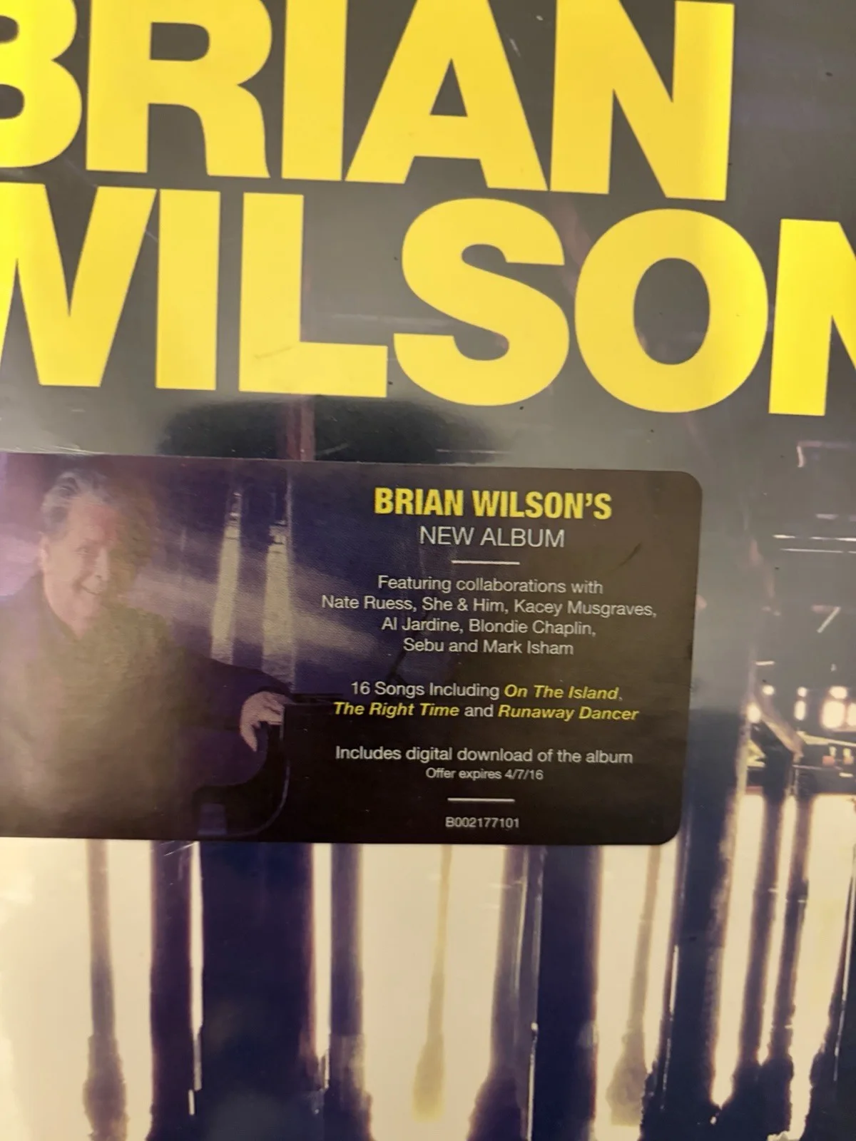 Brian Wilson - SIGNED - No Pier Pressure 2x LP AUTO Never Opened No COA, image 3